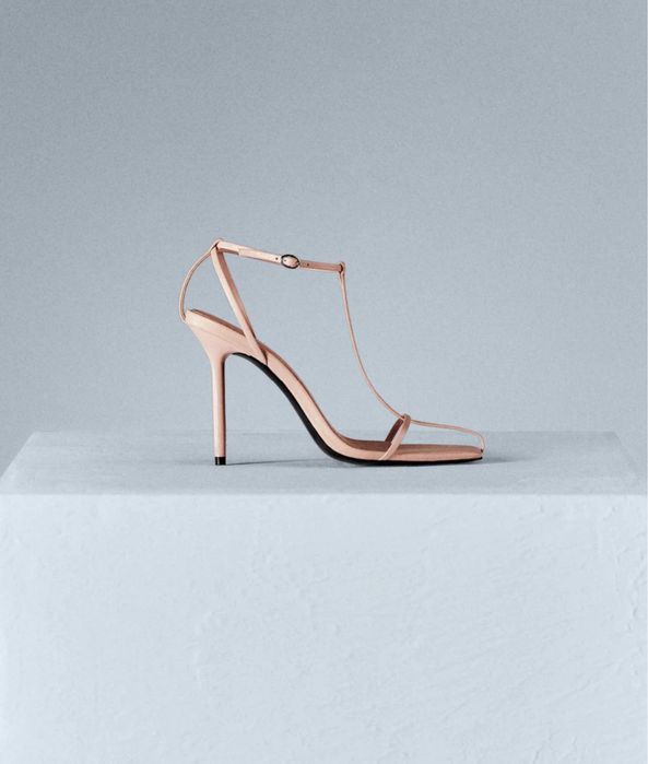 Sandale nude piele Mango Capsule