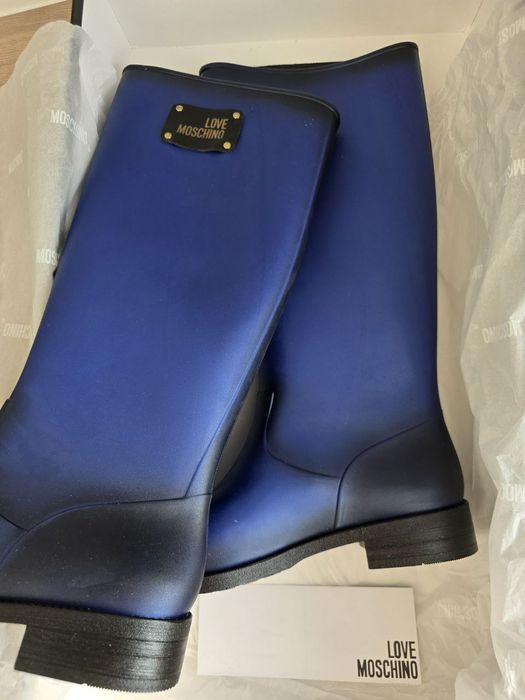 Love Moschino НОВИ Дамски гумени ботуши