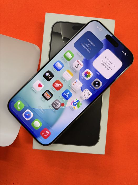 Iphone 16 Pro Max 256Gb емкость 100%