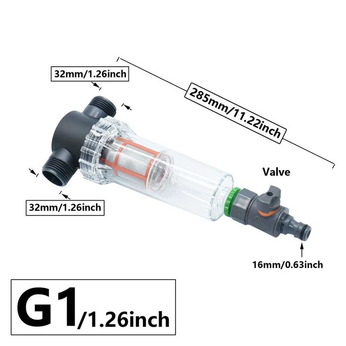 Filtru de apa cu purjare 75 µm