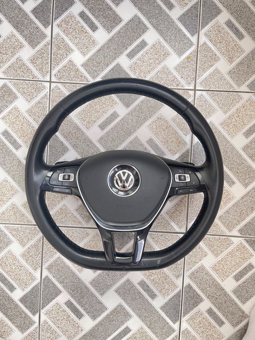 olan Multifuncțional VW Golf 7 / Passat B8 Original Piele + Comenzi
