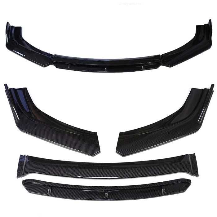 Спортен Лип Тунинг Спойлер За Предна Броня, 4 части, Спортна Визияр