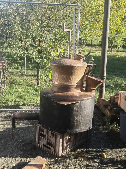Cazan de țuică de cupru
