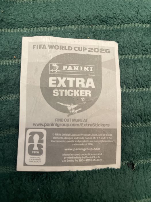 Panini fifa stiker Federico Valverde World cup 2026