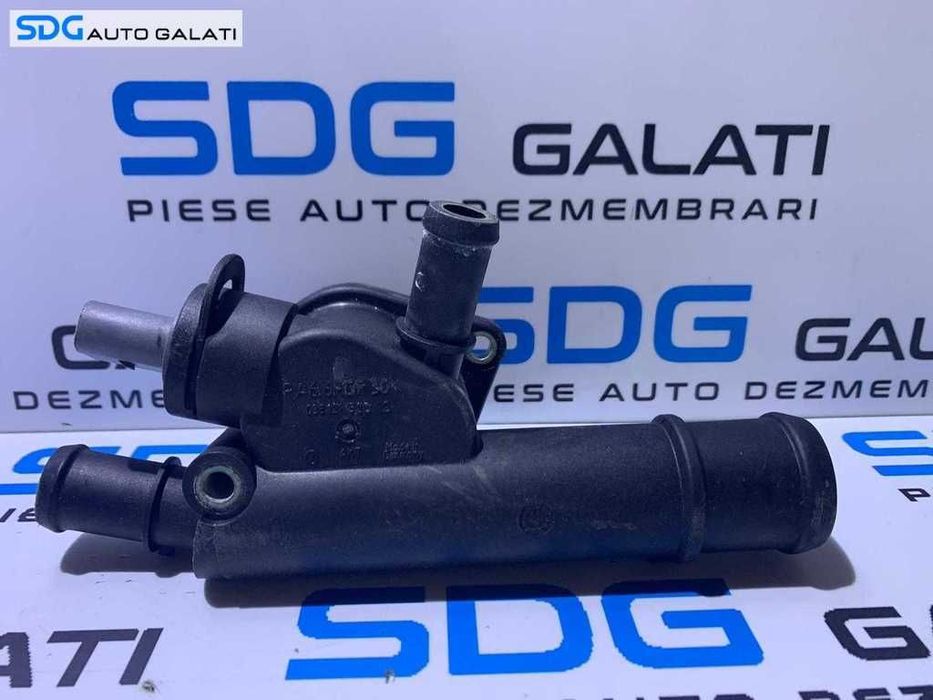 Suport Carcasa Termostat Flansa Senzor Temperatura Apa Audi A4 B7 2.0 TDI BPW 2005 - 2008 Cod 038121132D [M5493]