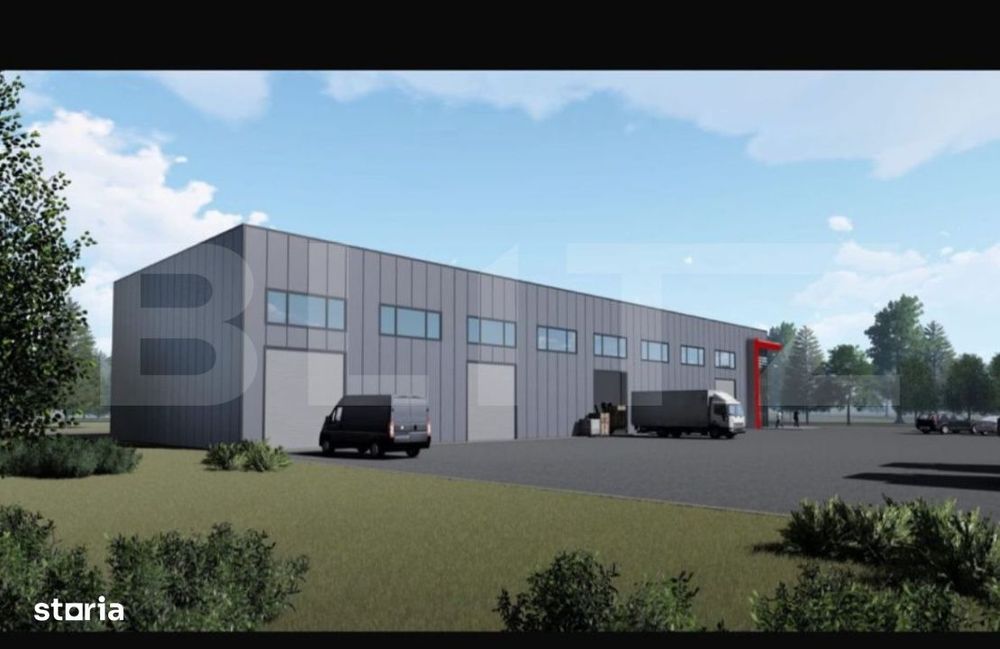 Teren cu potential de investitie – pregatit pentru constructie hala