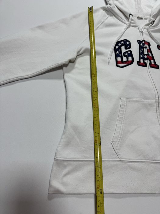 Hanorac GAP vinatge Y2K flag of america white