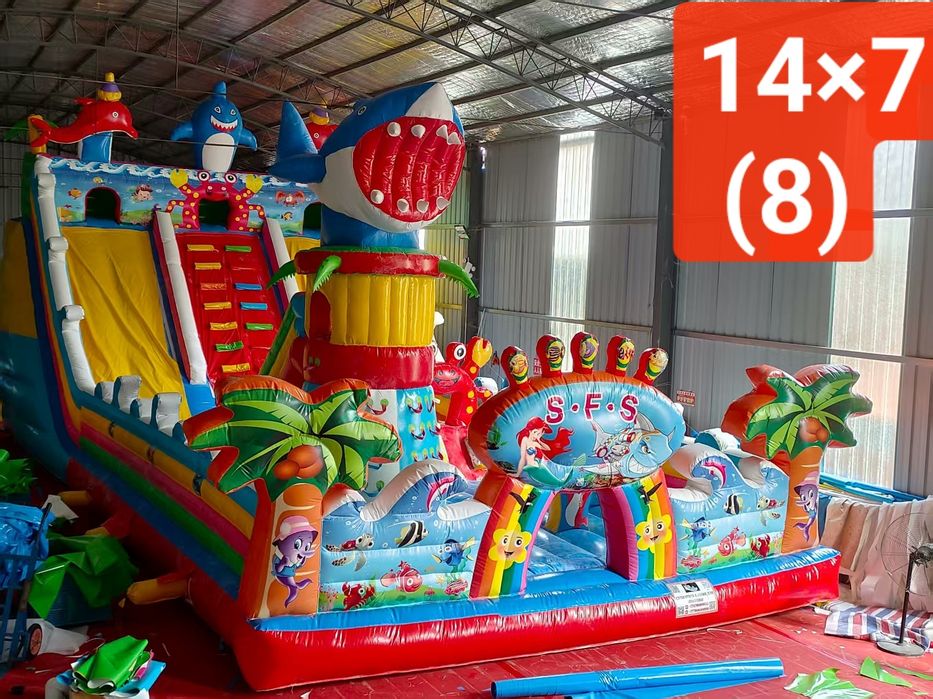 Детский надувной батут продам новый