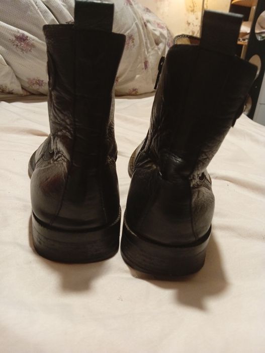 Черни боти №43 естествена кожа