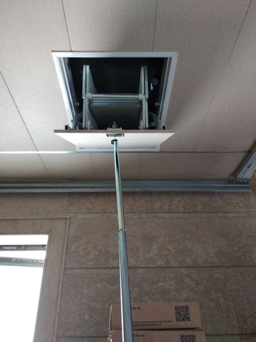 Установка чердачной лестницы