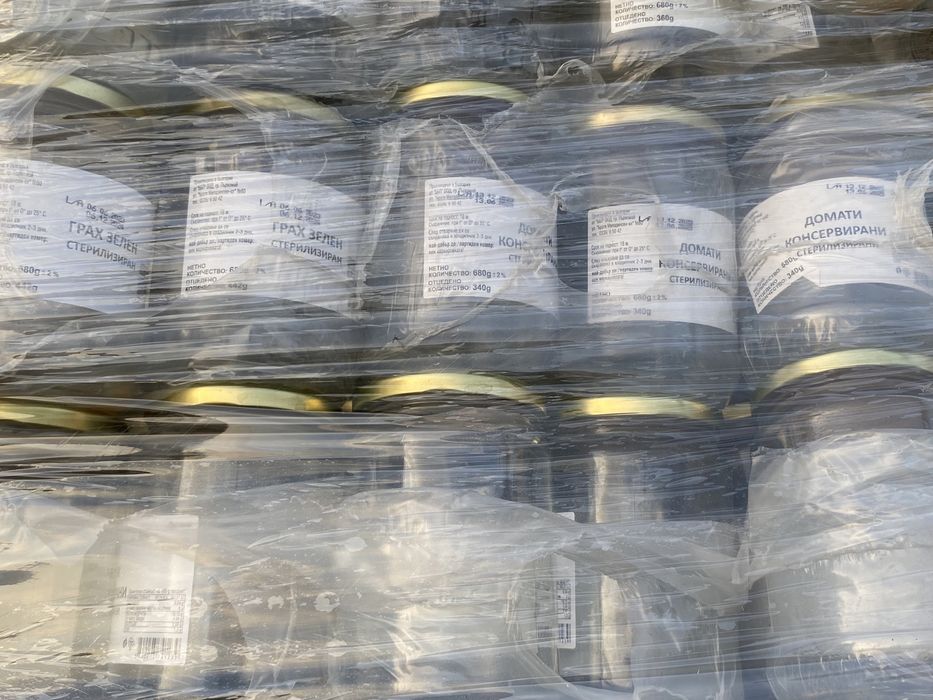 Буркани на винт с капачка 0,720мл