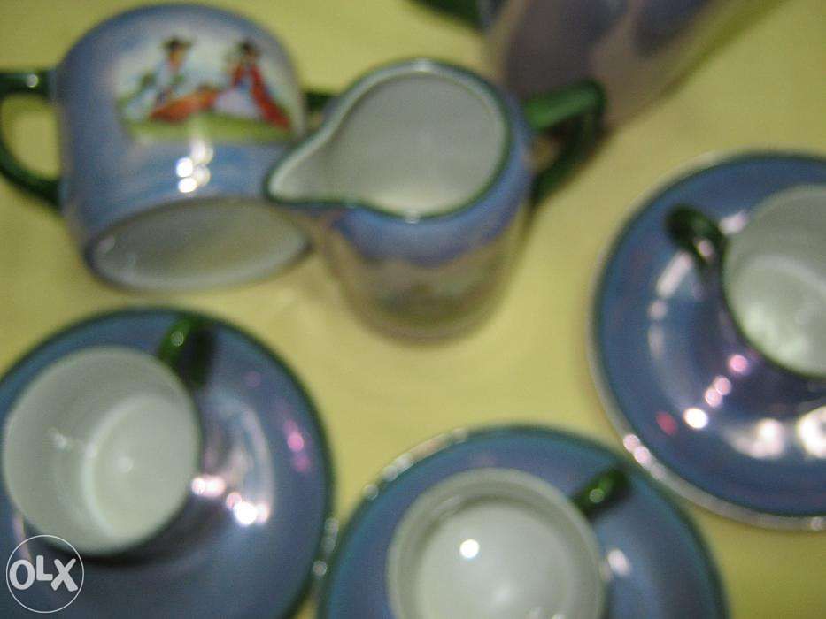 Set portelan Bavaria,pt 3 persoane,motive asiatice.