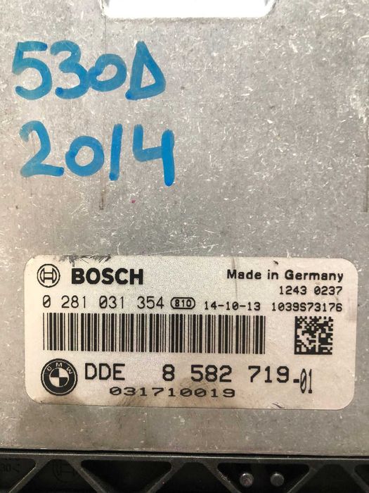 ECU Calculator motor Bmw 530D 0281031354 EDC 17C50-6.58