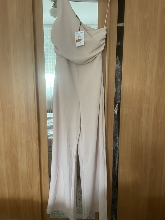 Salopeta eleganta Mohito roz pudra marimea M