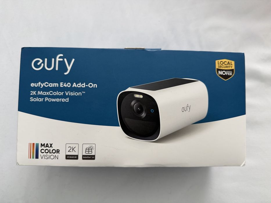 Eufy Security eufyCam E40 Add-on Camera Solar Security Camera Outdoor Wireless