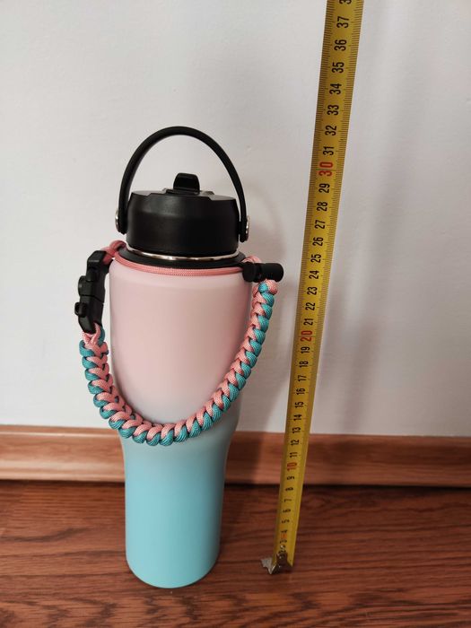 Нова термобутилка със сламка 0.900л.