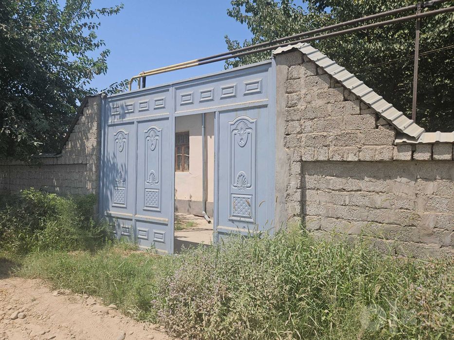 большой участок с домом и садом у канала в Маданияте