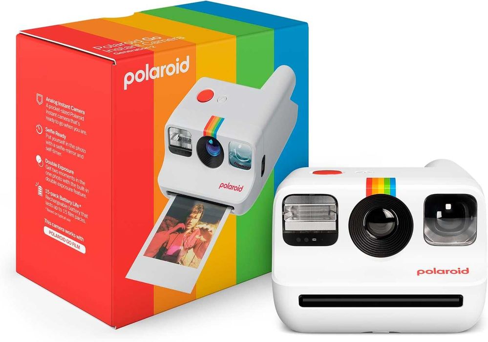 Polaroid Go Gen 2 White Моментален Фотоапарат | Нов | 24 Месеца Гаранция