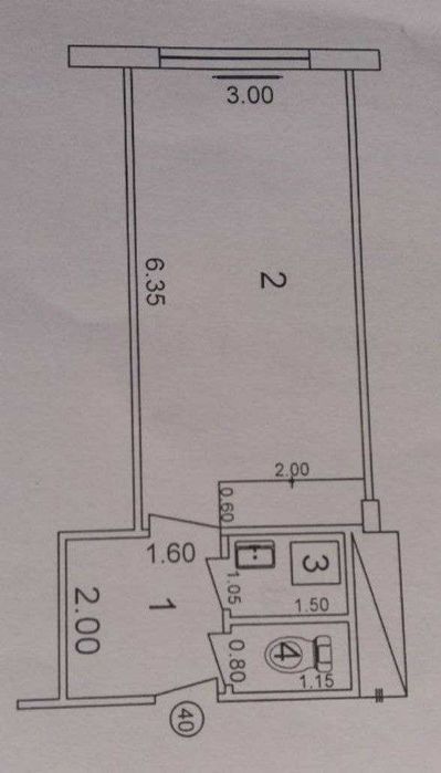 Продается квартира в Яшнабадском районе Тузел-1. общ 1-комнатная 26м2