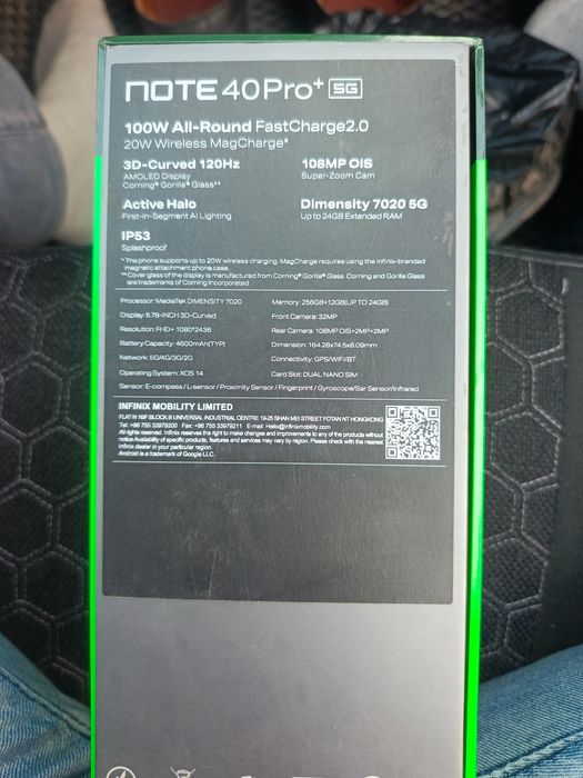 Инфиникс нот 40  про