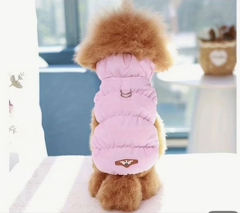 Зимно яке и рокличка за кученце XS