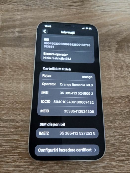 Iphone 12 Pro Max 128gb 78% baterie