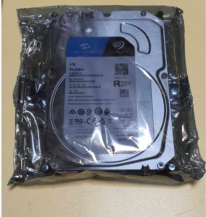Твърд диск 4TB Seagate SkyHawk Surveillance ST4000VX013 неразпечатван