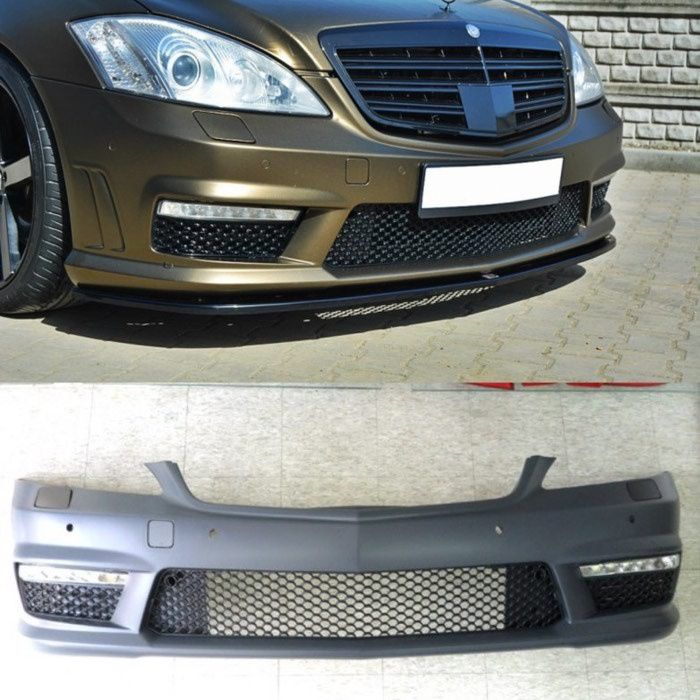 Бампер передний Мерседес W221 AMG S63 S65