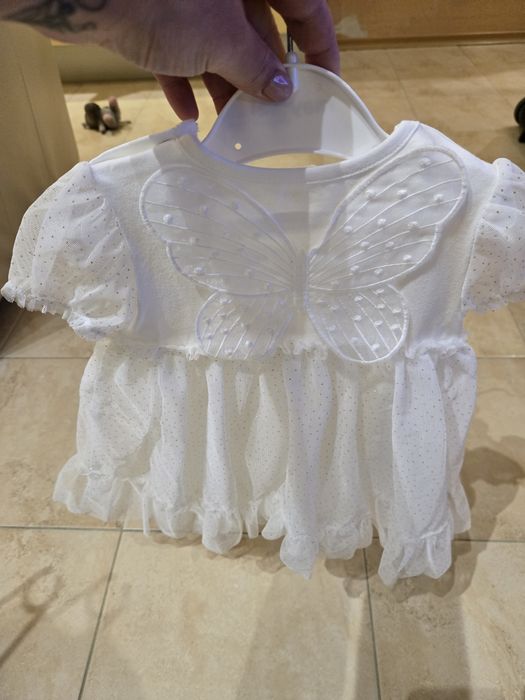 Рокля  Mayoral бяла с точки