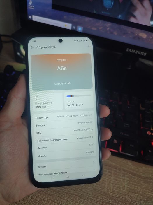 Новый OPPO A6s 8/256 обмен