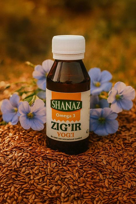 Масло Льняное 100мл  (Зиғир ёғи)