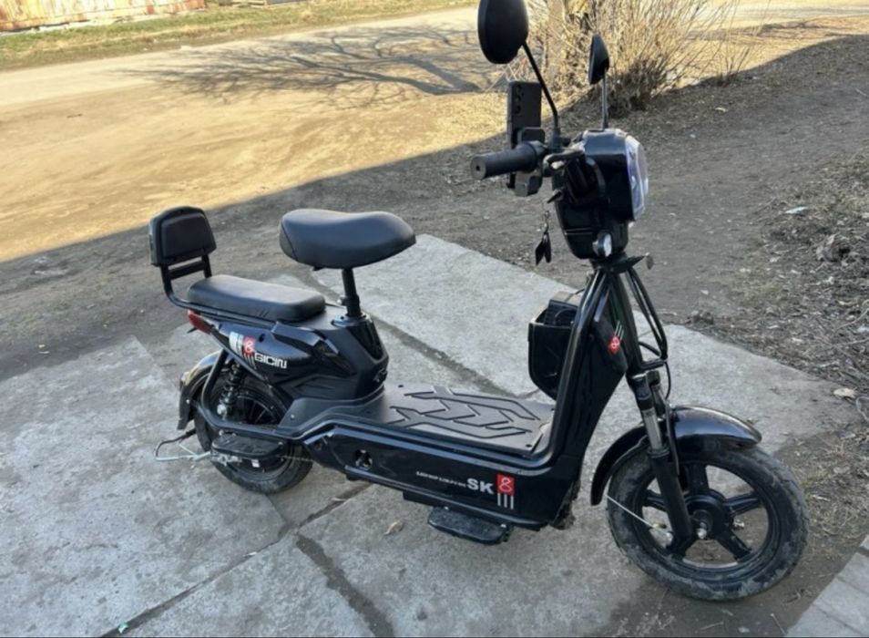 Электровелосипед СЯНЧУ SK8 Golden Eagle 14 дюйм 2026 черный