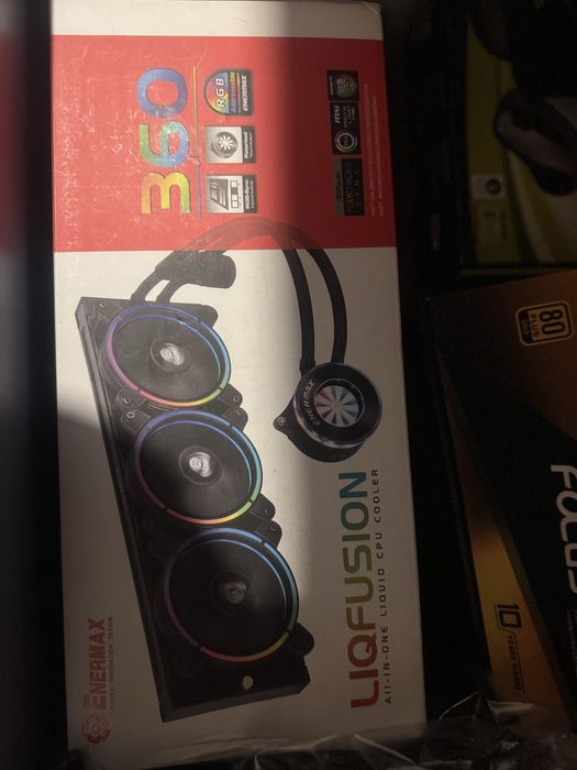 Водно охлаждане : ENERMAX LIQFUSION Series 360mm Liquid CPU Cooler
