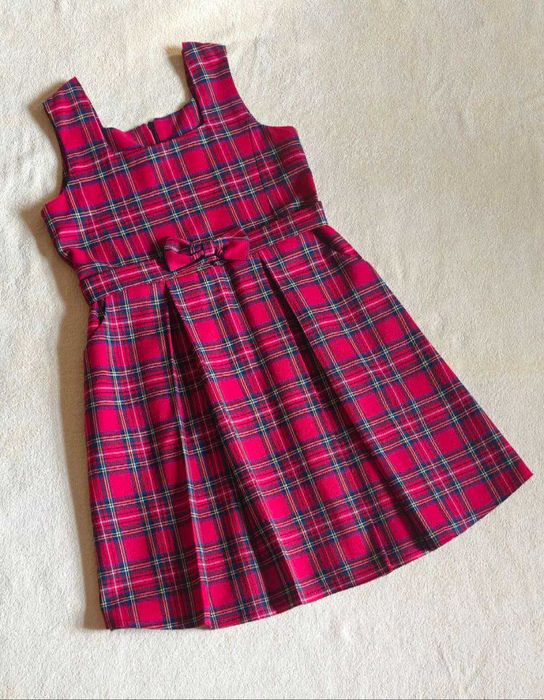 Нарядный сарафан - форма в школу на 8-10 лет.