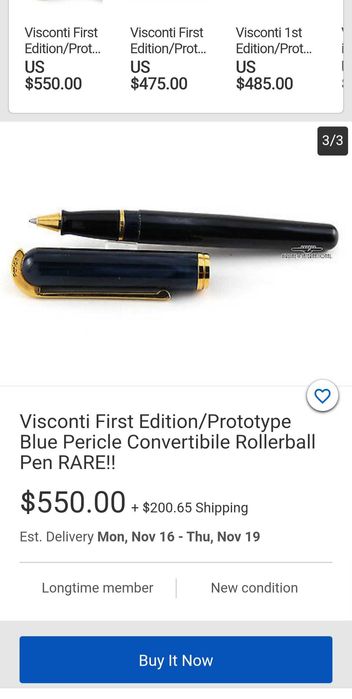 Химикал Visconti Pericle / химикалка, писалка