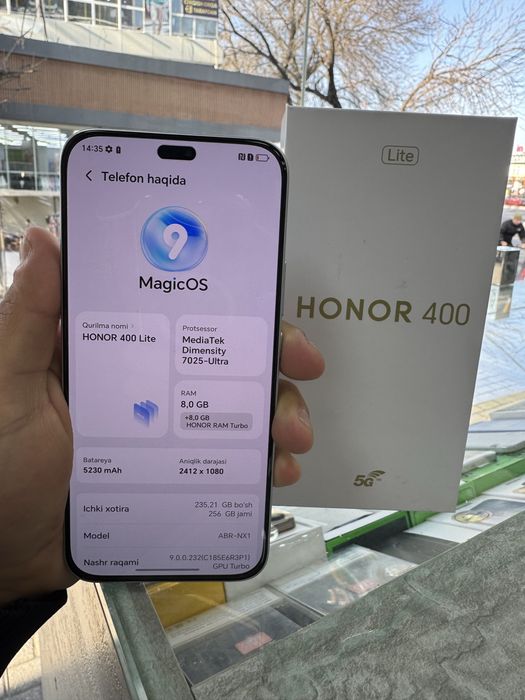 Honor 400 lite 8+8/256 gb