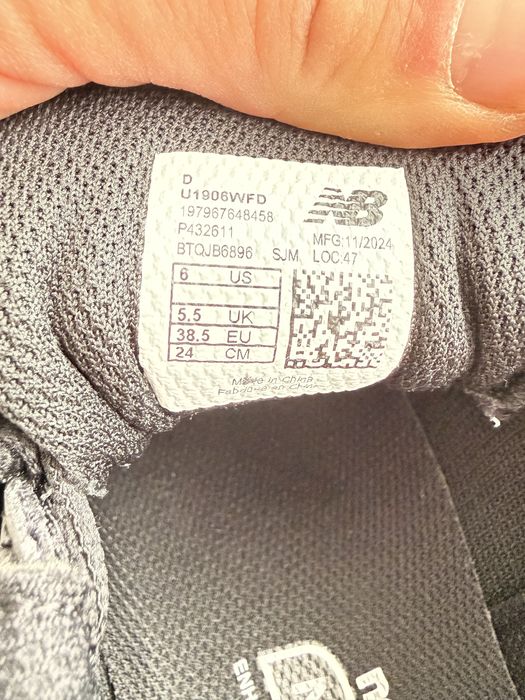 New Balance 1906w Black Metallic