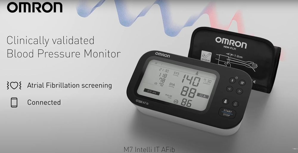 Тонометр Omron M7 intelli IT Afib Европа регион, не Америка