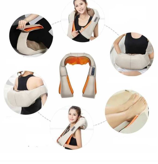 6Д Шиацу 4 и 6 бутона рамо масажор за тяло гръб врат затопляне с масаж