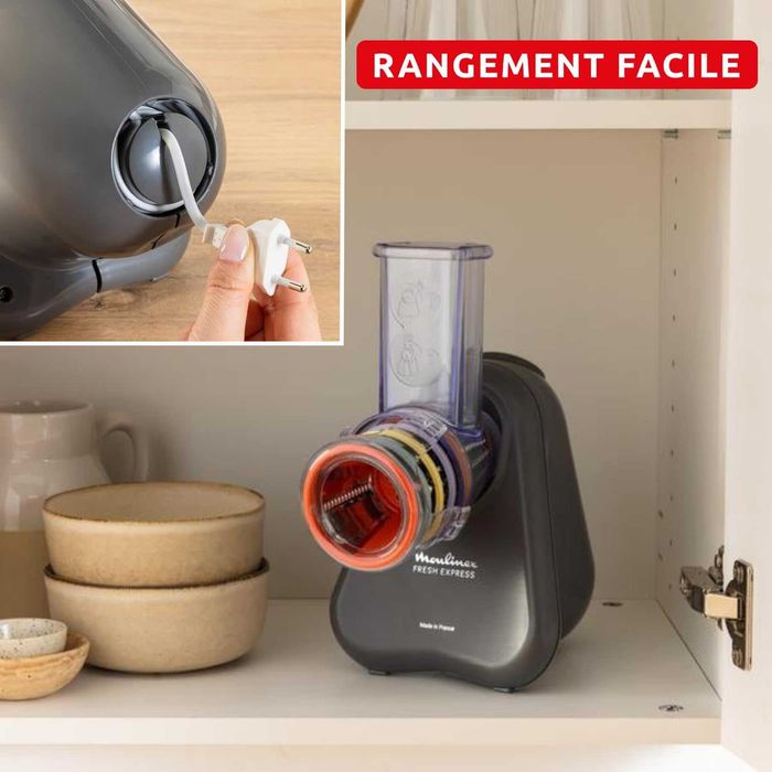 Ново Електрическо Кухненско Ренде Moulinex Fresh Express DK855HE0 5в1