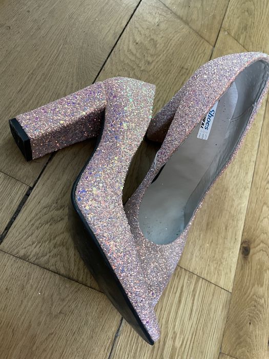 Pantofi glitter roz 37-38