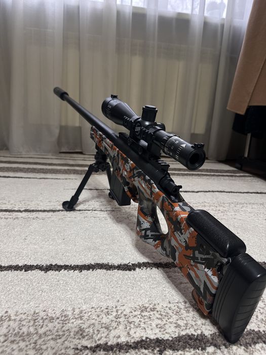 Орбибольная винтовка AWM с аккумулятором