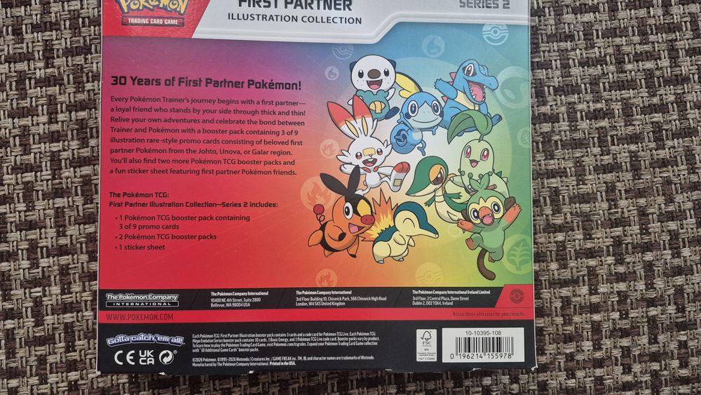 Pokemon tcg First Partner series 2 (2 набора)