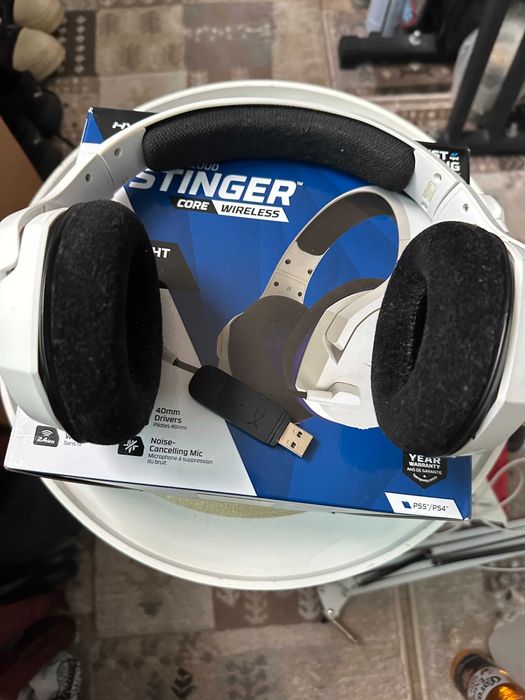 Casti HyperX Cloud Stinger Core Wireless White
