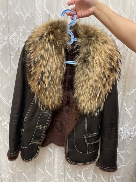 Дубленка куртка с мехом