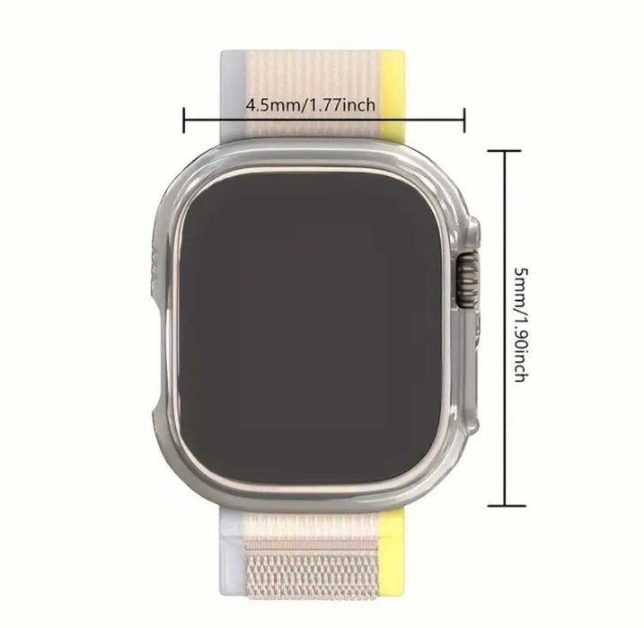 Защитный чехол для IWatch Ultra 2/Ultra 49 мм, устойчивый к царапинам.