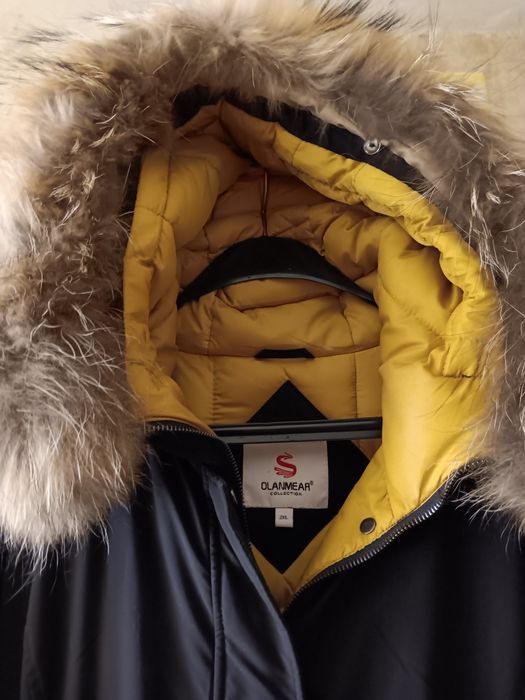 Дамска Зимна шуба с качулка