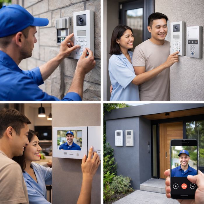 Установка видеодомофонов в Алматы — квартиры, дома, ЖК