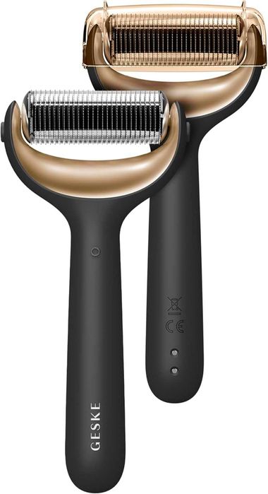 Електрически дермаролер GESKE 9-в-1 - Микроигли и Розов кварц (Нов)