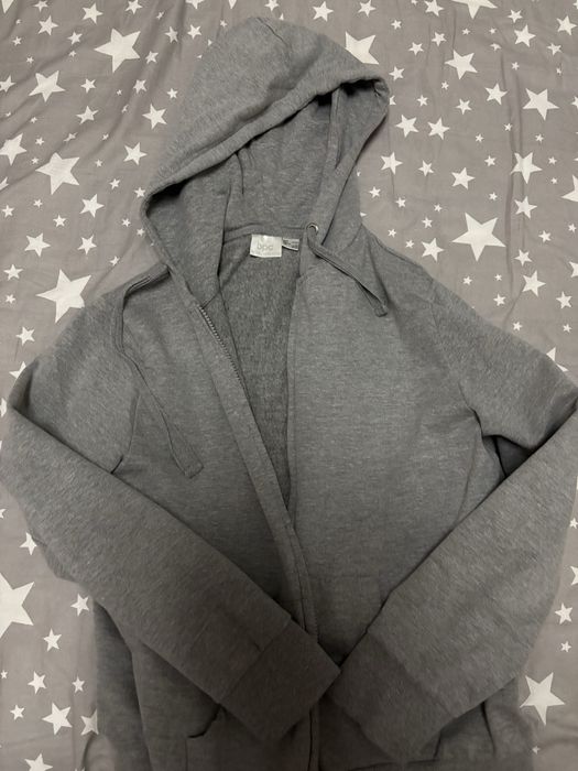 кофта серая на молнии